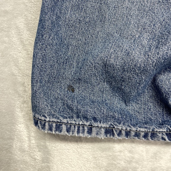 Lee Carpenter Shorts Mens 32 Blue Denim Utility Pockets Hammer Loop 2195207 - Picture 6 of 6